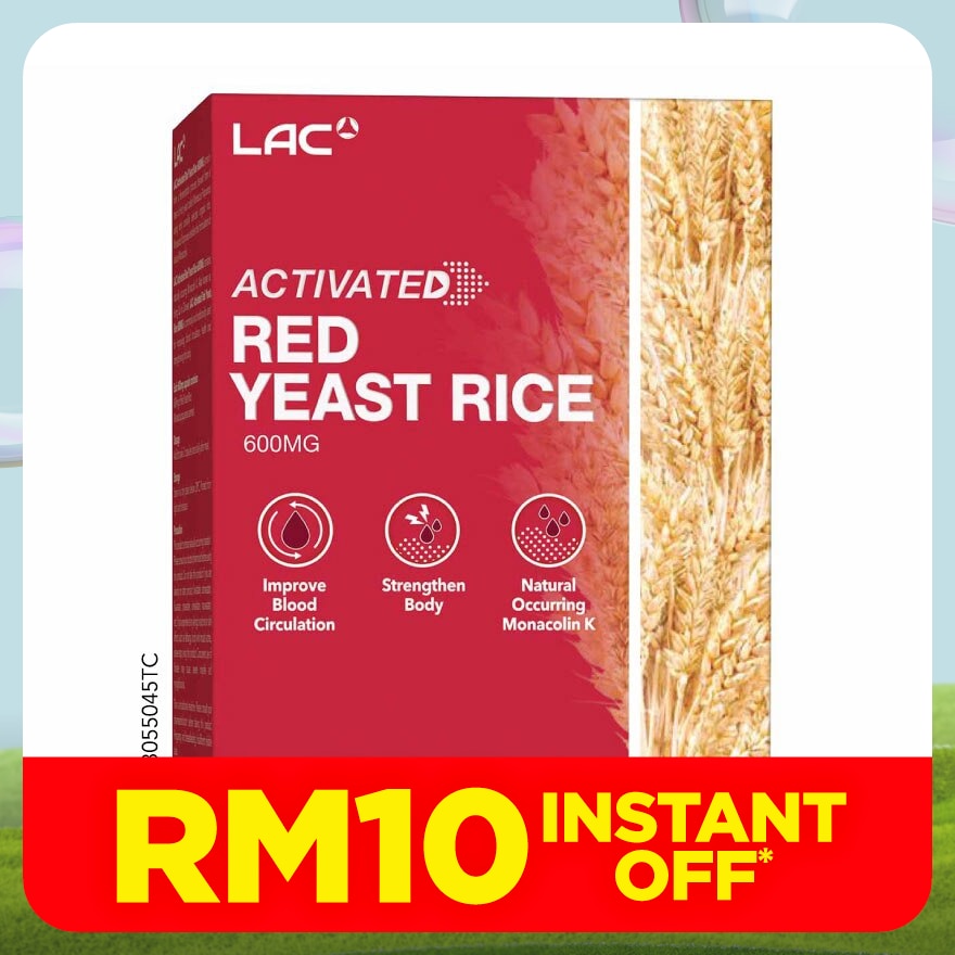 Red Yeast Rice 600mg Vegicap 60s