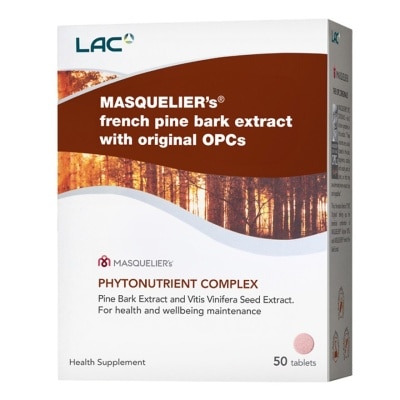 LAC Mar's Opc+French Pine Bark Ext 100mg 50 Tabs