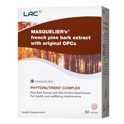LAC - Mar's Opc+French Pine Bark Ext 100mg 50 Tabs image