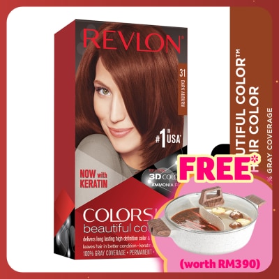 REVLON Color Silk Dark Auburn 1's