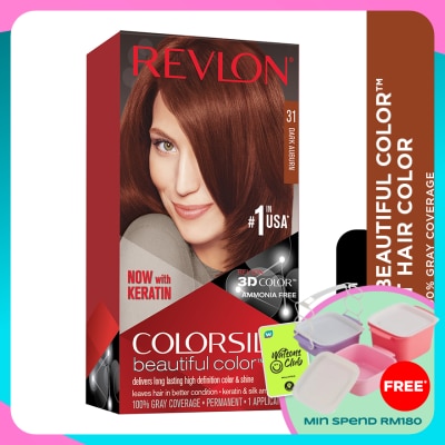 REVLON Color Silk Dark Auburn 1's