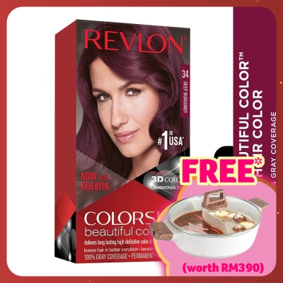 REVLON Revlon Color Silk  Deep Burguncy