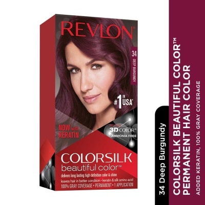 REVLON Revlon Color Silk  Deep Burguncy