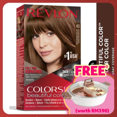 REVLON Color Silk Hair Color Medium Golden Brown 1's