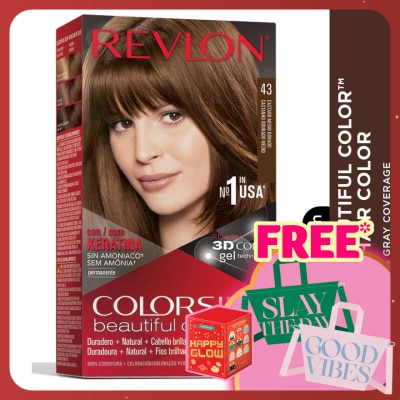 REVLON Color Silk Hair Color Medium Golden Brown 1's