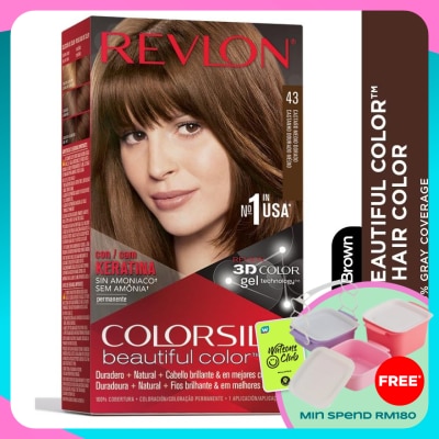 REVLON Color Silk Hair Color Medium Golden Brown 1's