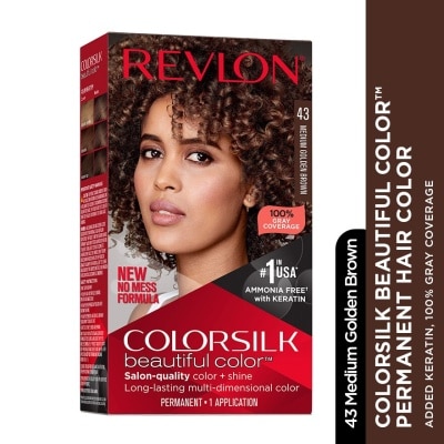 REVLON Color Silk Hair Color Medium Golden Brown 1's