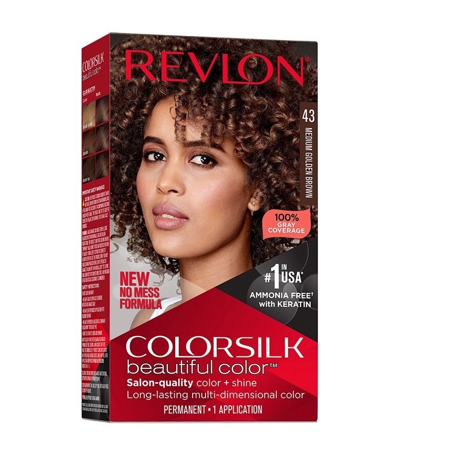 Color Silk Hair Color Medium Golden Brown 1's