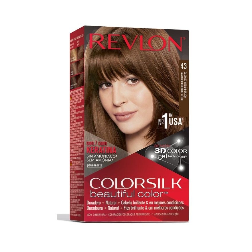 Color Silk Hair Color Medium Golden Brown 1's