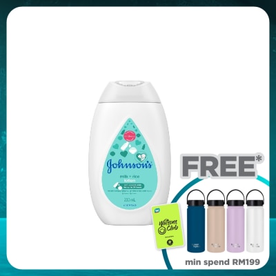 JOHNSON'S Baby Milk + Rice Lotion 200ml