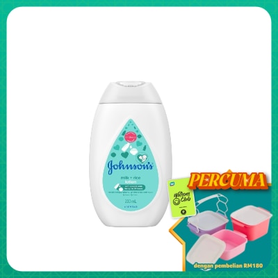 JOHNSON'S - Baby Milk + Rice Lotion 200ml