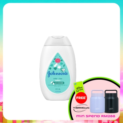 JOHNSON'S - Baby Milk + Rice Lotion 200ml