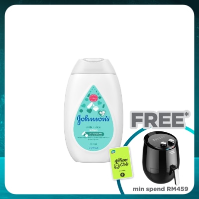 JOHNSON'S Baby Milk + Rice Lotion 200ml