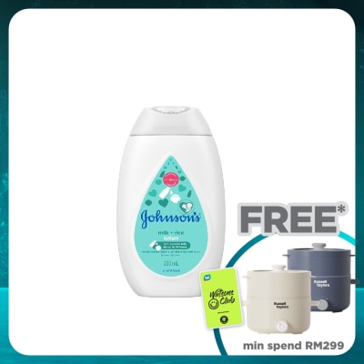 JOHNSON'S Baby Milk + Rice Lotion 200ml