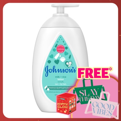 JOHNSON'S Baby Milk + Rice Lotion 500ml