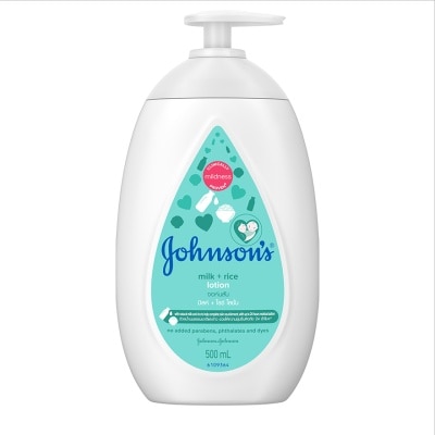 JOHNSON'S Baby Milk + Rice Lotion 500ml