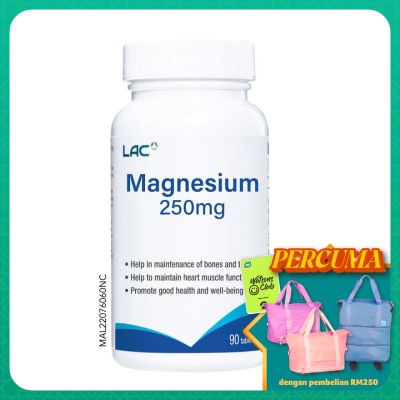 LAC - Magnesium 250mg Tablet 90s