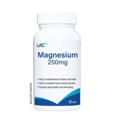 LAC Magnesium 250mg Tablet 90s