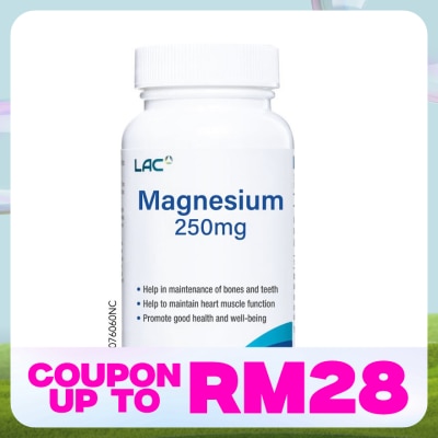 LAC Magnesium 250mg Tablet 90s