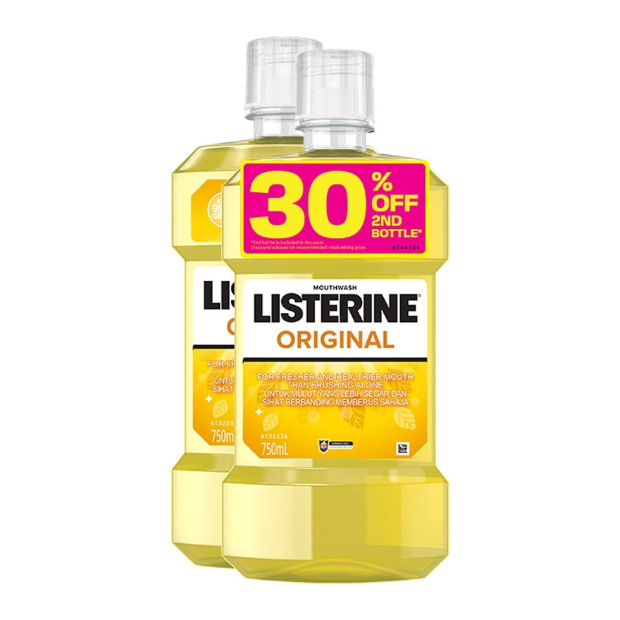 Listerine Original 750ML Twin Pack