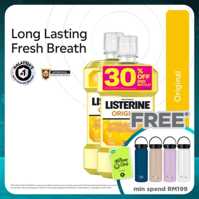 LISTERINE Listerine Original 750ML Twin Pack