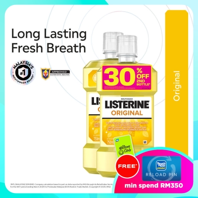 LISTERINE Listerine Original 750ML Twin Pack image