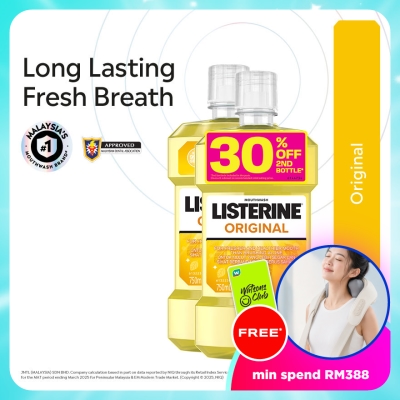 LISTERINE - Listerine Original 750ML Twin Pack