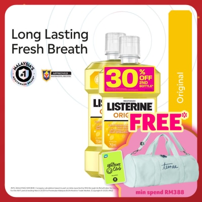 LISTERINE Listerine Original 750ML Twin Pack