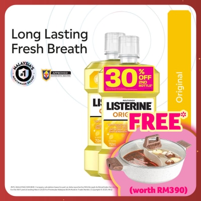 LISTERINE Listerine Original 750ML Twin Pack