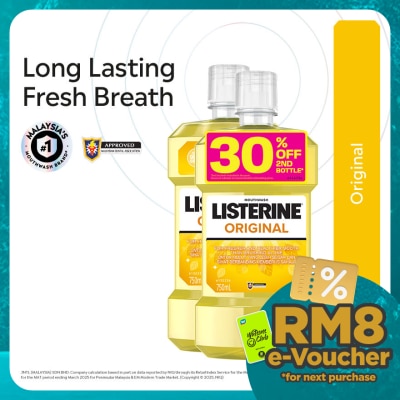 LISTERINE Listerine Original 750ML Twin Pack
