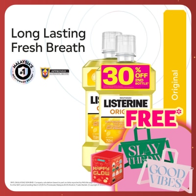 LISTERINE Listerine Original 750ML Twin Pack