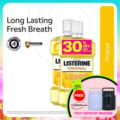 LISTERINE - Listerine Original 750ML Twin Pack