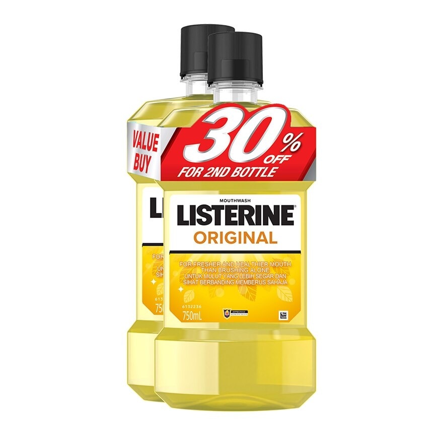 Listerine Original 750ML Twin Pack