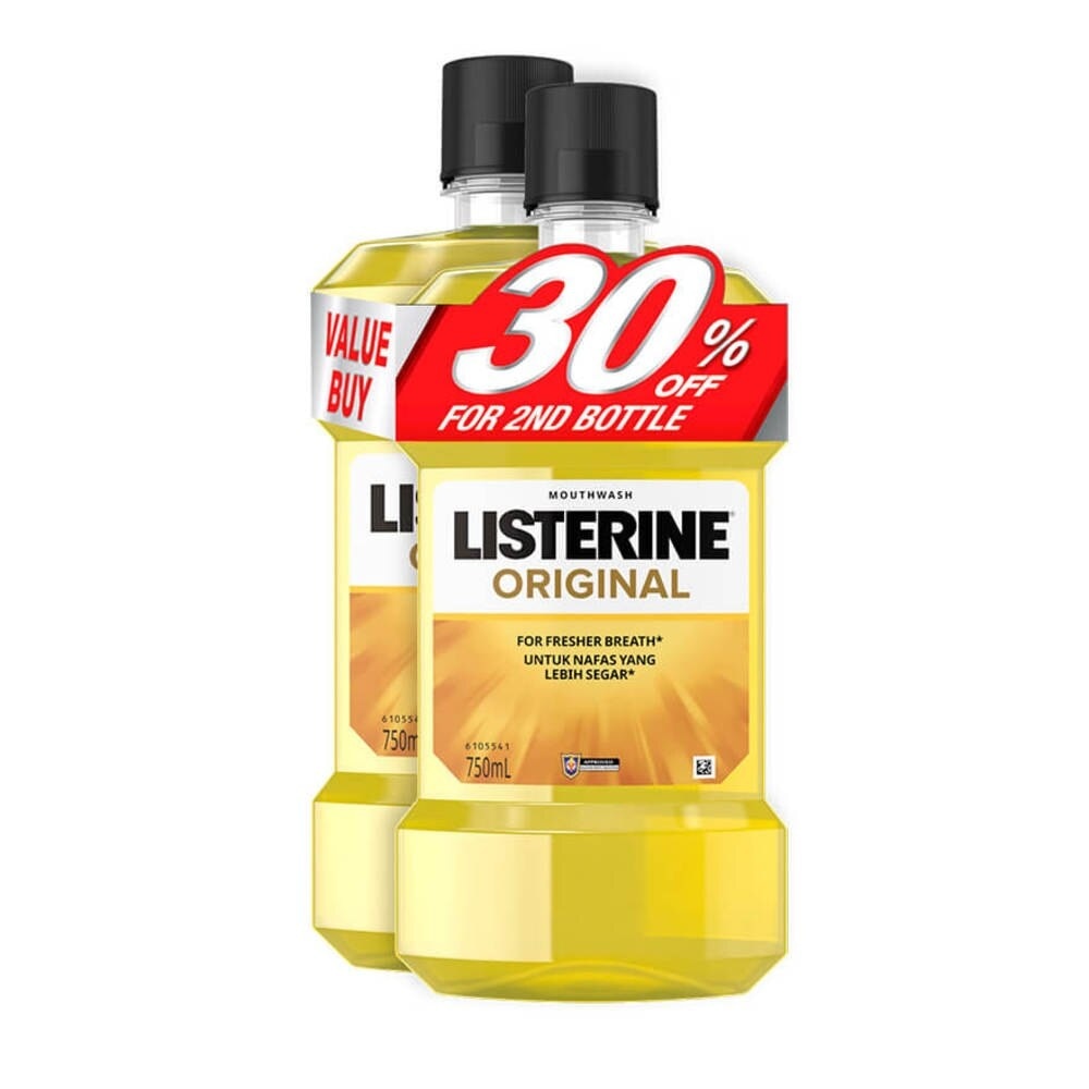 Listerine Original 750ML Twin Pack