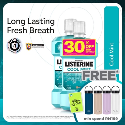 LISTERINE Listerine Cool Mint 750ml Twin Pack