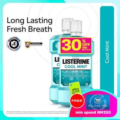 LISTERINE Listerine Cool Mint 750ml Twin Pack image