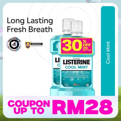 LISTERINE Listerine Cool Mint 750ml Twin Pack