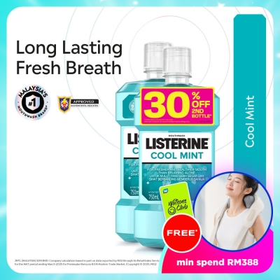 LISTERINE - Listerine Cool Mint 750ml Twin Pack