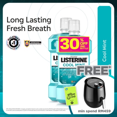 LISTERINE Listerine Cool Mint 750ml Twin Pack