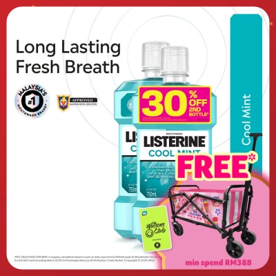 LISTERINE Listerine Cool Mint 750ml Twin Pack