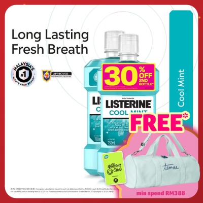 LISTERINE Listerine Cool Mint 750ml Twin Pack