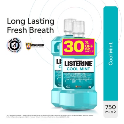 LISTERINE - Listerine Cool Mint 750ml Twin Pack image