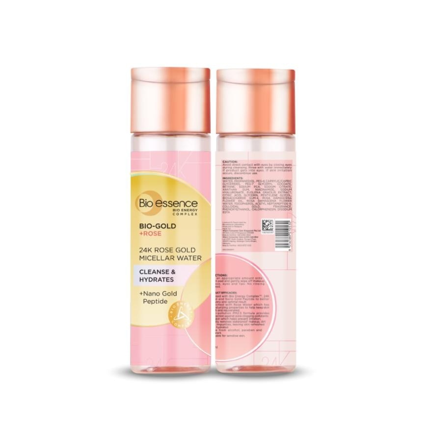 BIO-GOLD ROSE GOLD MICELLAR WATER 190ML