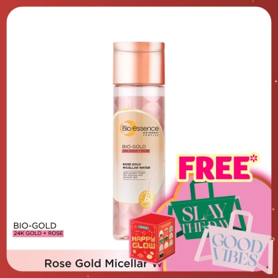 BIO-ESSENCE BIO-GOLD ROSE GOLD MICELLAR WATER 190ML