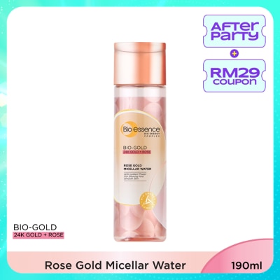 BIO-ESSENCE BIO-GOLD ROSE GOLD MICELLAR WATER 190ML