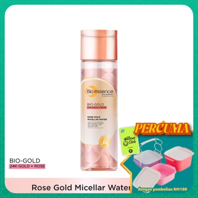 BIO-ESSENCE - BIO-GOLD ROSE GOLD MICELLAR WATER 190ML
