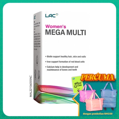 LAC - Women's Mega Multi Time-Release Caplet 90s