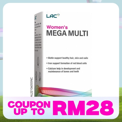 LAC Women's Mega Multi Time-Release Caplet 90s