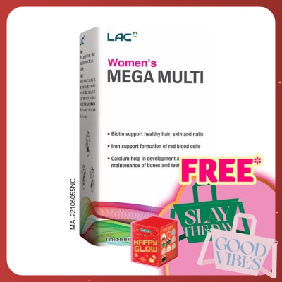 LAC Women's Mega Multi Time-Release Caplet 90s