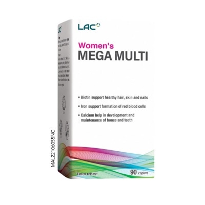 LAC Women's Mega Multi Time-Release Caplet 90s